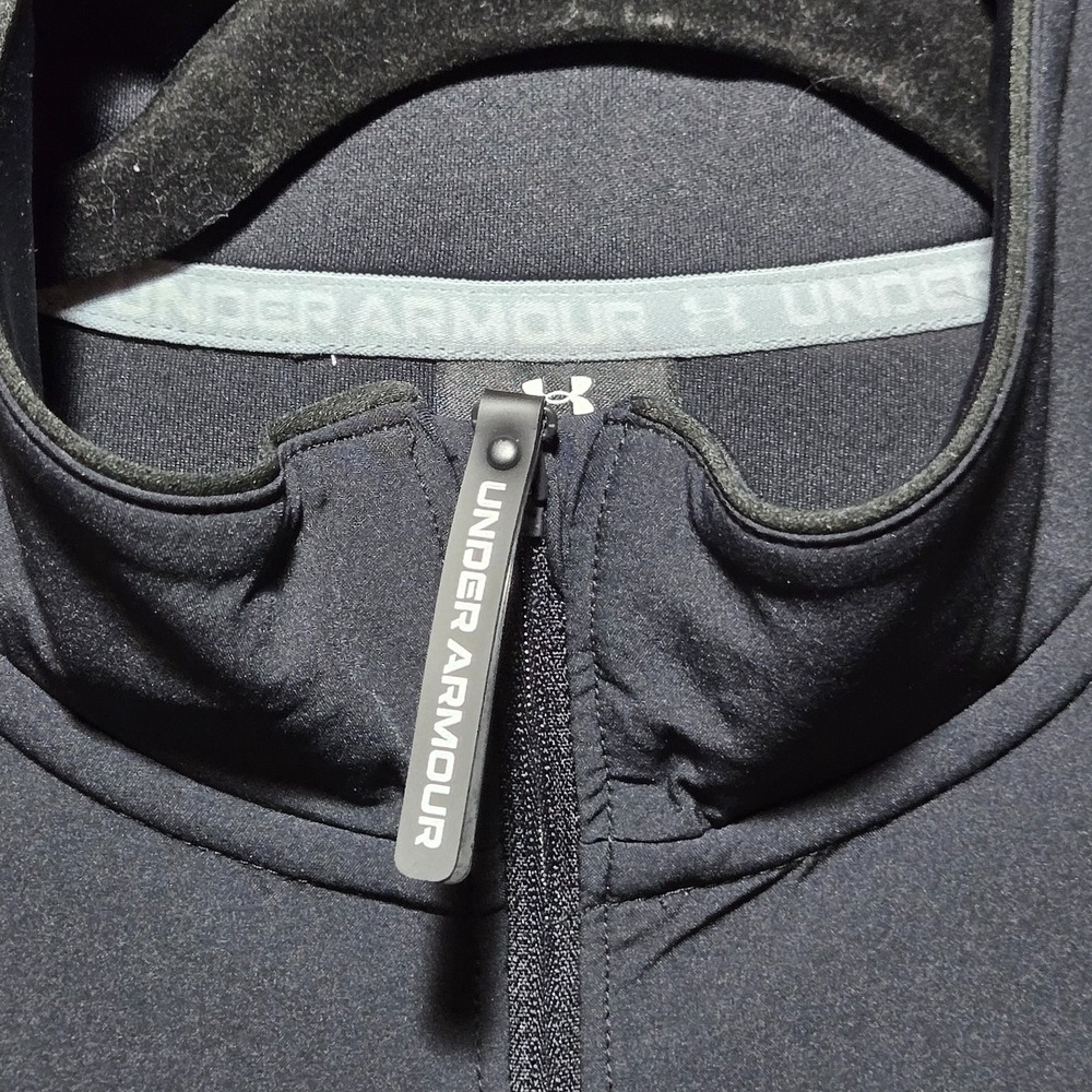 Under Armor Storm Drive Hybrid 1/4 Zip Sweater University Wisconsin Madison Sz M - Picture 3 of 12